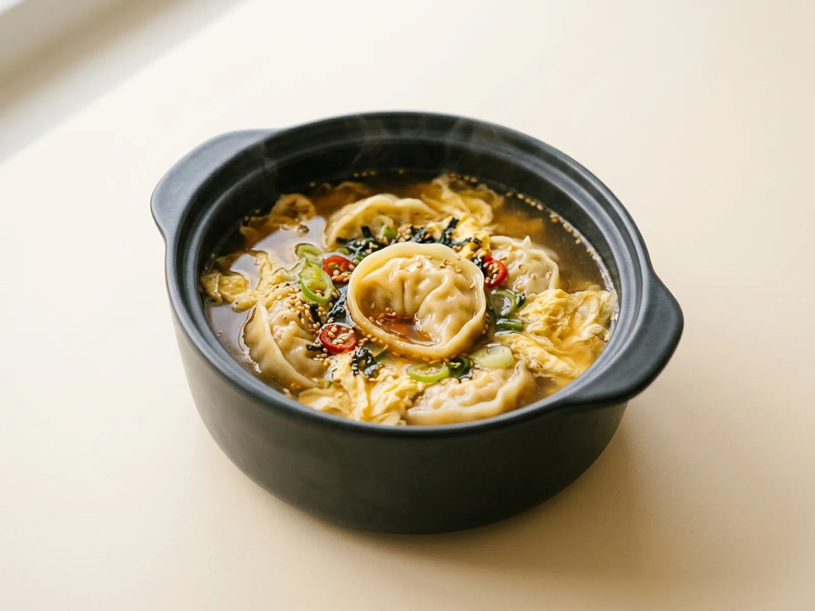 Mandu Soup (Korean Dumpling Soup)