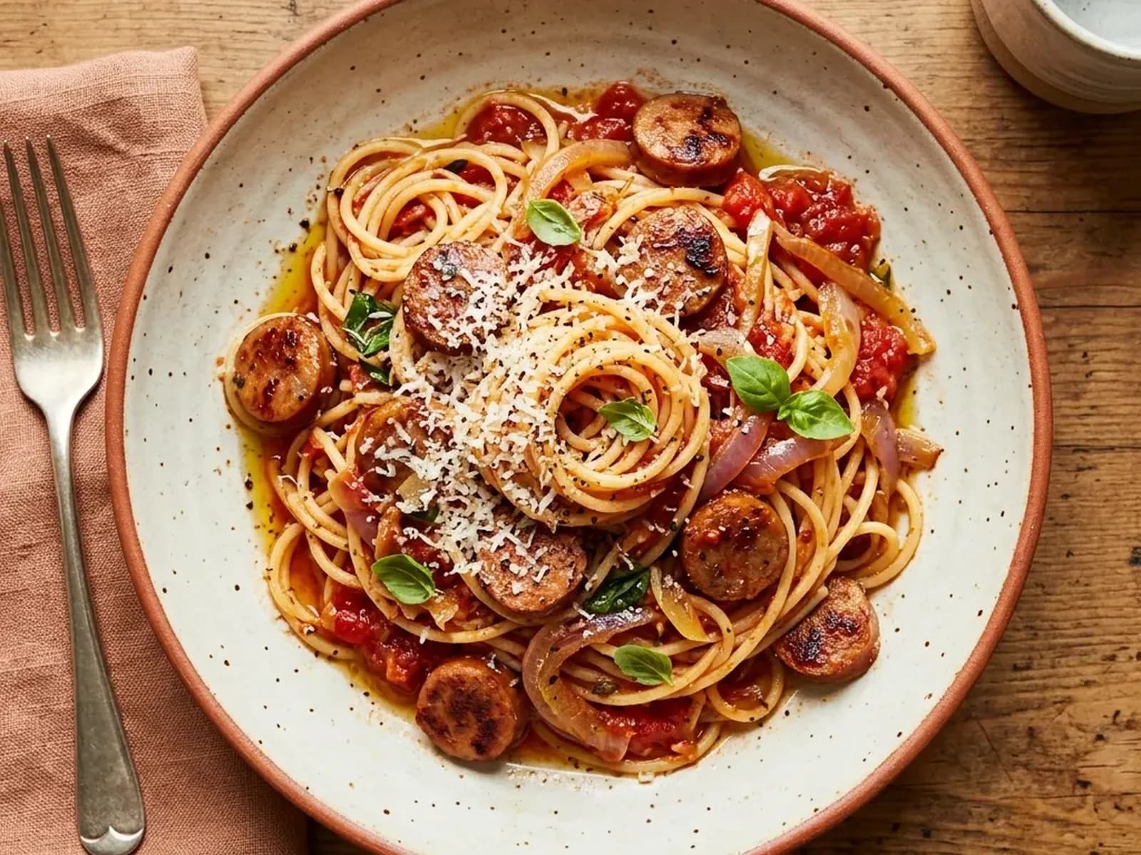 One-Bowl Sausage Pasta