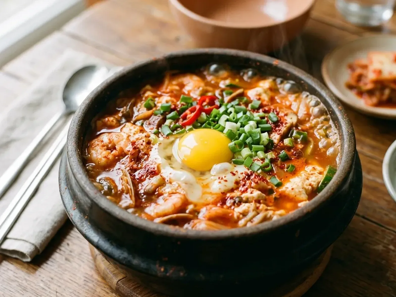 5-Min Sundubu Jjigae
