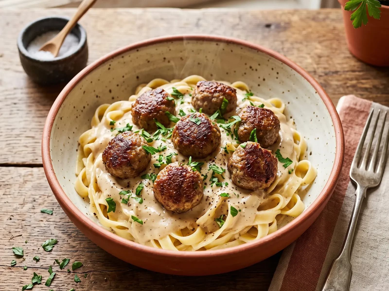 Swedish Meatball Pasta